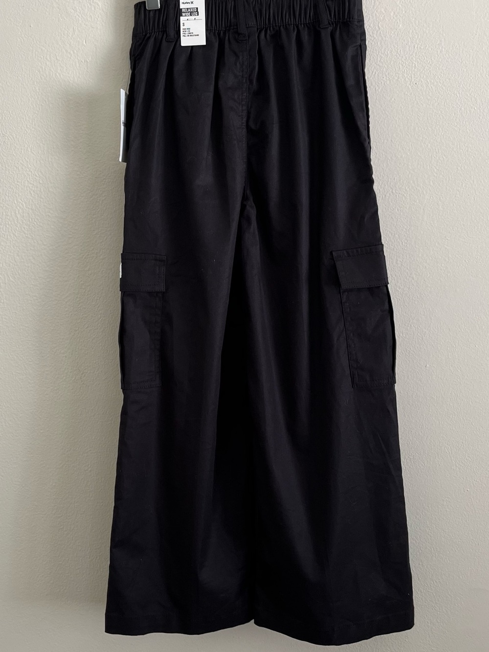 NWT New!! Girl’s Hurley Black Cargo Pants - Picture 4 of 10